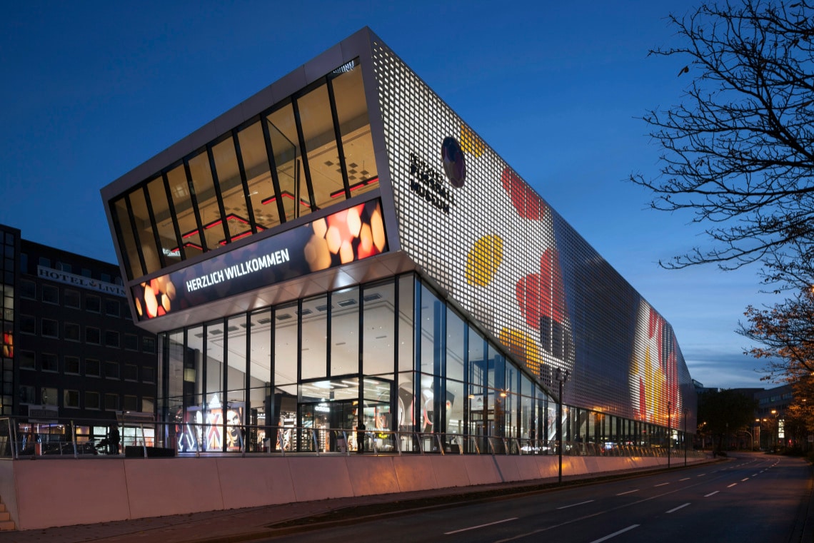 Fußballmuseum Gebäude von außenFußballmuseum Gebäude von außen