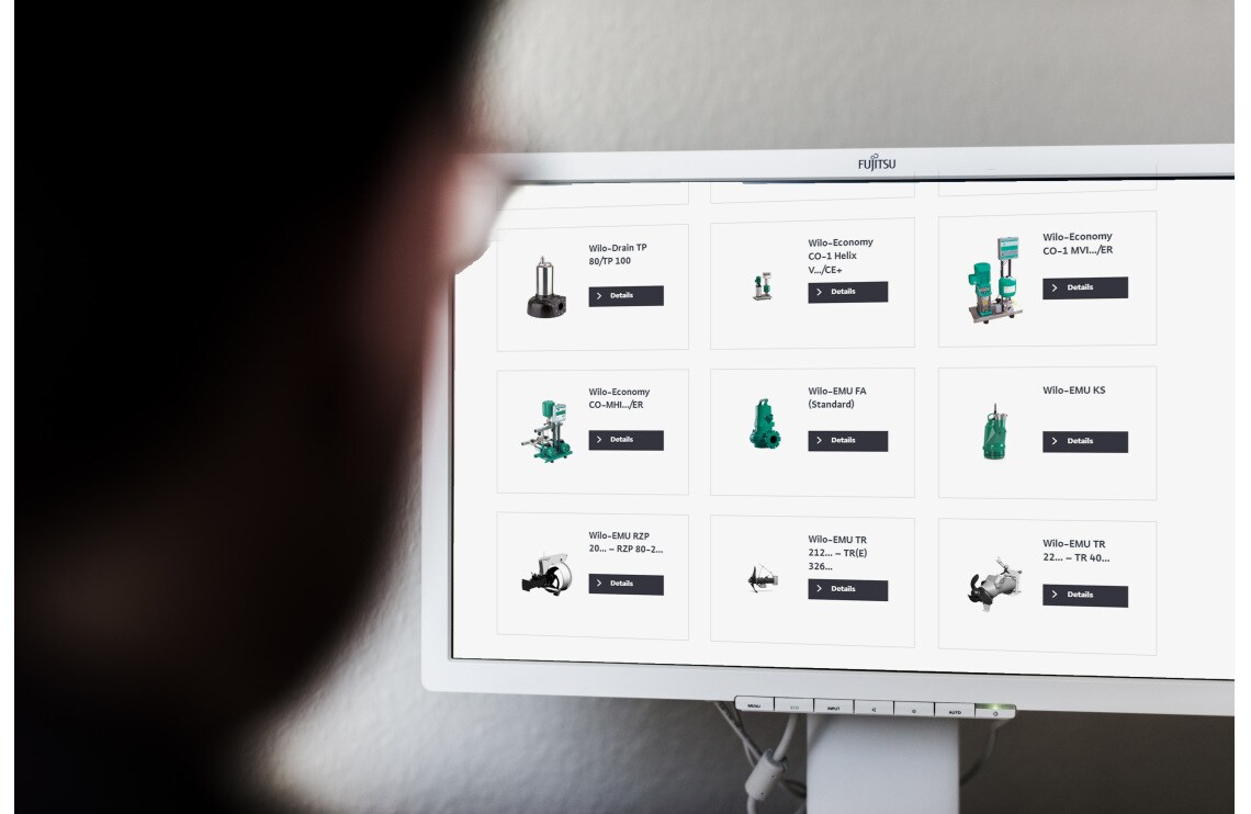 Wilo Online-Katalog Water Management