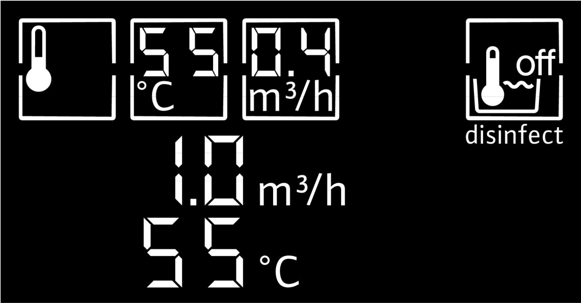 Wilo-Stratos PICO-Z - Display - TempMode: Temp-Q