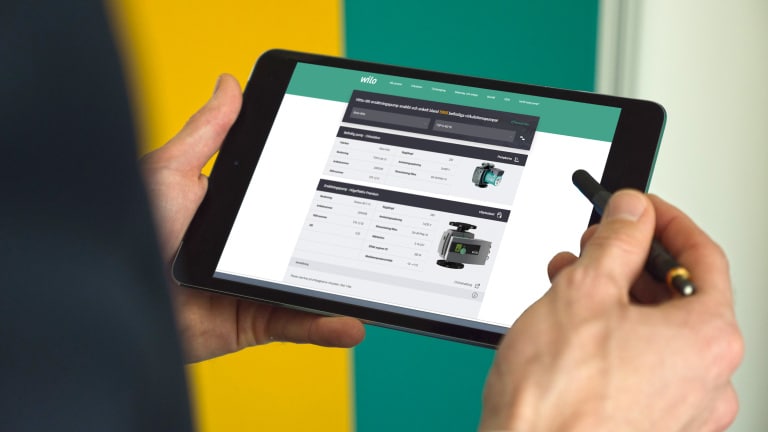 Wilo-Financial Services online flyer on tablet Wilo-Financial Services online flyer on tablet