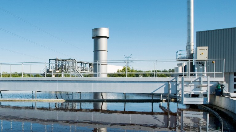 Sewage plant