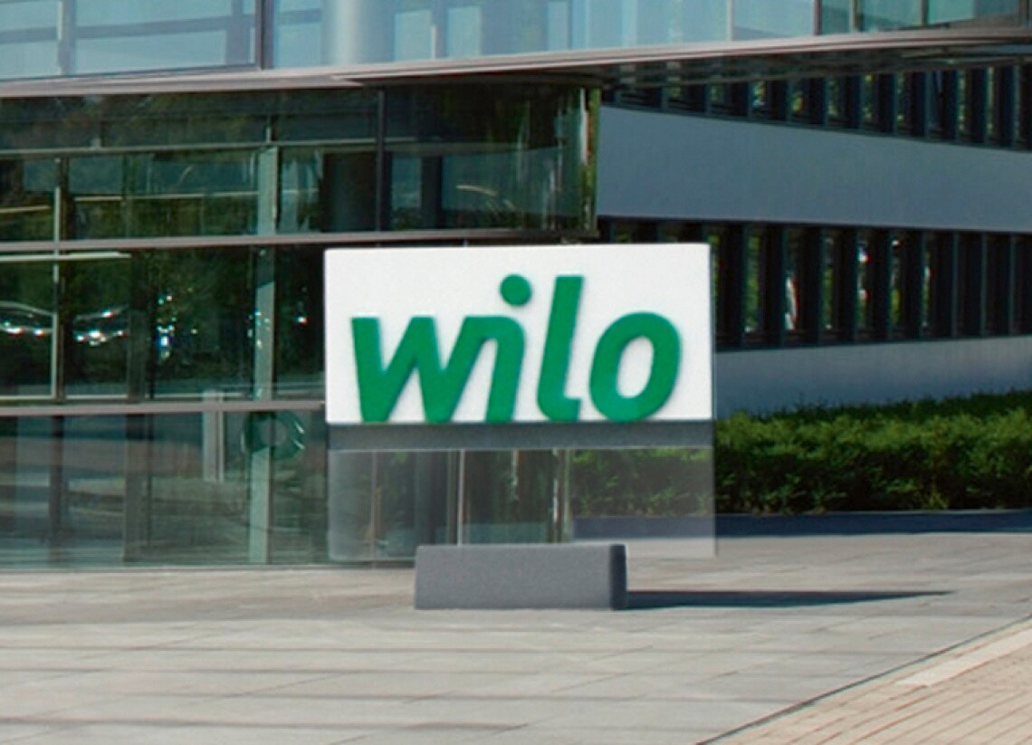 WILO SE - Haupteingang am Hauptsitz in Dortmund, Deutschland