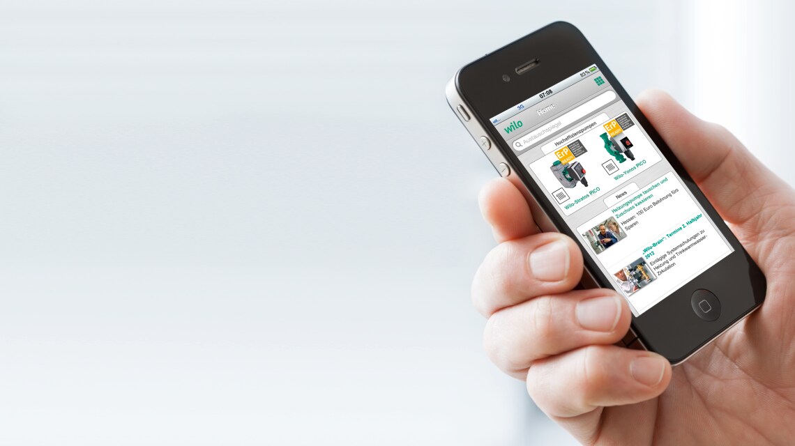 Mobile App Wilo-Assistant