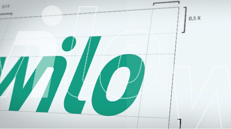 Corporate website - Header of start page