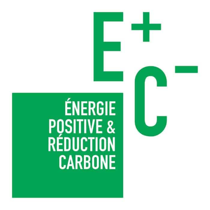 Logo label E+C-